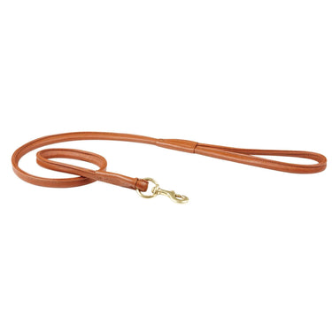 Buy Weatherbeeta Rolled Leather Tan Dog Lead | Online for Equine