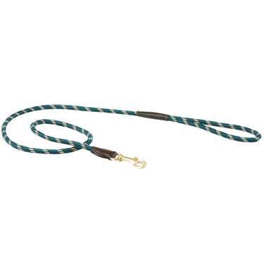 Buy Weatherbeeta Rope Leather Hunter Green/Brown Dog Lead | Online for Equine