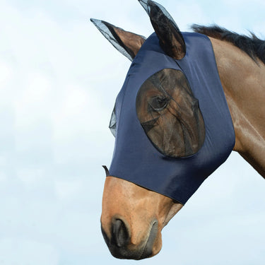 Weatherbeeta Royal Blue Stretch Bug Dual Eye Saver Fly Mask With Ears| Online For Equine