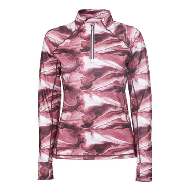 Buy Weatherbeeta Ruby Printed Long Sleeve Top Pink Marble - X Large (UK 16)| Online for Equine