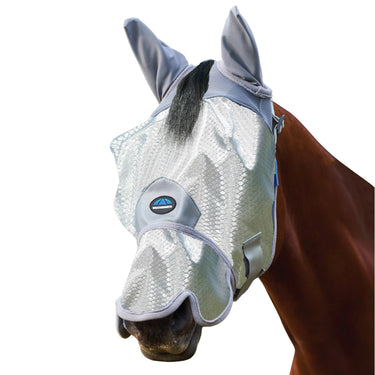 Weatherbeeta Silver Comfitec Hexi Shield Fly Mask With Ears & Nose| Online For Equine