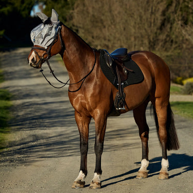Weatherbeeta Silver Comfitec Hexi Shield Ride On Fly Mask| Online For Equine