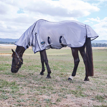 Weatherbeeta Silver/Navy/White Comfitec Hexi Shield Fly Sheet Combo| Online For Equine