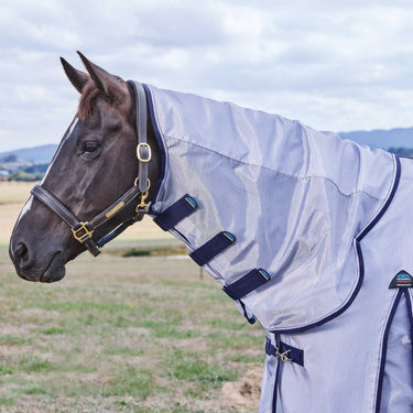 Weatherbeeta Silver/Navy/White Comfitec Hexi Shield Fly Sheet Combo| Online For Equine