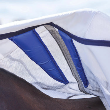 Weatherbeeta Silver/Navy/White Comfitec Hexi Shield Fly Sheet Combo| Online For Equine