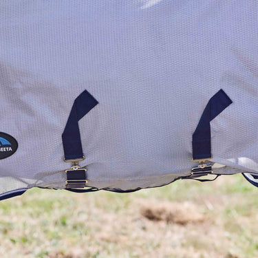 Weatherbeeta Silver/Navy/White Comfitec Hexi Shield Fly Sheet Combo| Online For Equine