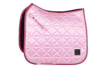 Weatherbeeta Soft Pink Satin Luxe Air-Tec Dressage Saddle Pad| Online For Equine