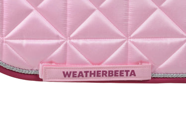 Weatherbeeta Soft Pink Satin Luxe Air-Tec Dressage Saddle Pad| Online For Equine