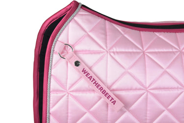 Weatherbeeta Soft Pink Satin Luxe Air-Tec Dressage Saddle Pad| Online For Equine