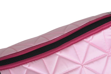 Weatherbeeta Soft Pink Satin Luxe Air-Tec Dressage Saddle Pad| Online For Equine