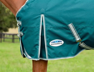 Weatherbeeta Teal Green/Stone/Teal Green Comfitec Plus Dynamic II Standard Neck Lite Turnout Rug| Online For Equine