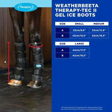 Weatherbeeta Therapy-Tec II Gel Ice Boots Black| Online For Equine