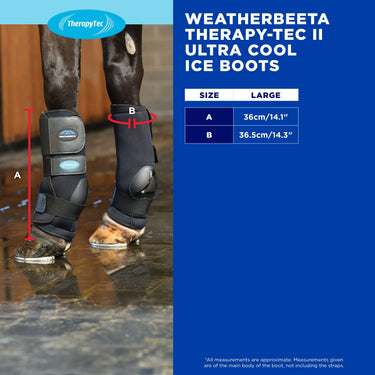 Weatherbeeta Therapy-Tec II Ultra Cool Ice Boots Black| Online For Equine