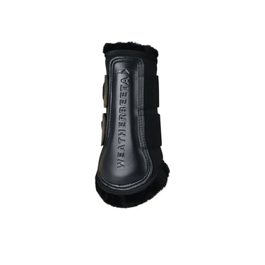 Weatherbeeta Tough-Tec Comfy Fleece Brushing Boots Black/Black| Online For Equine