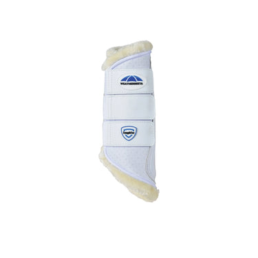 Weatherbeeta Tough-Tec Comfy Fleece Brushing Boots White/White| Online For Equine