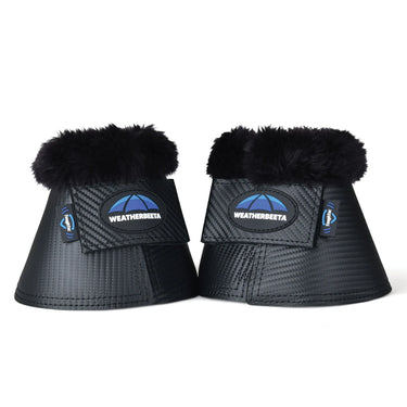 Weatherbeeta Tough-Tec Fleece Trim Bell Boots Black| Online For Equine