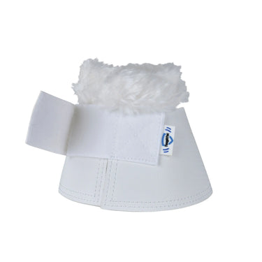 Weatherbeeta Tough-Tec Fleece Trim Bell Boots White| Online For Equine