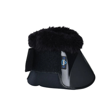 Weatherbeeta Tough-Tec Impact Fleece Trim Bell Boots Black/Black| Online For Equine