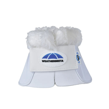 Weatherbeeta Tough-Tec Impact Fleece Trim Bell Boots White/White| Online For Equine