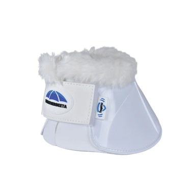 Weatherbeeta Tough-Tec Impact Fleece Trim Bell Boots White/White| Online For Equine