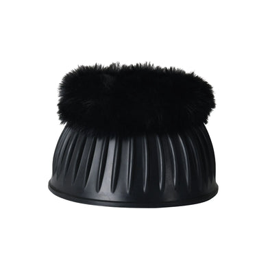 Weatherbeeta Tough-Tec Prime Fleece Trim Rubber Bell Boots Black/Forest Green| Online For Equine