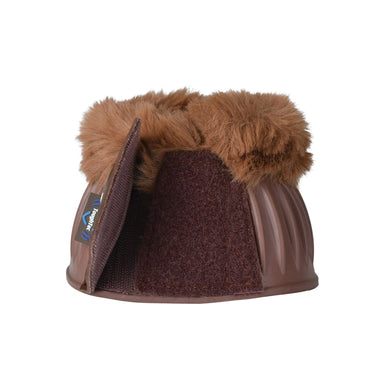 Weatherbeeta Tough-Tec Prime Fleece Trim Rubber Bell Boots Brown/Brown| Online For Equine