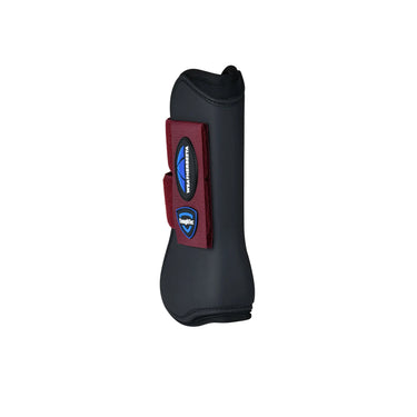 Weatherbeeta Tough-Tec Prime Open Front Boots Black/Burgundy| Online For Equine