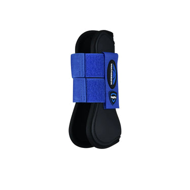 Weatherbeeta Tough-Tec Prime Open Front Boots Black/Cobalt| Online For Equine