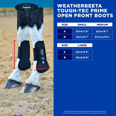 Weatherbeeta Tough-Tec Prime Open Front Boots White/White| Online For Equine