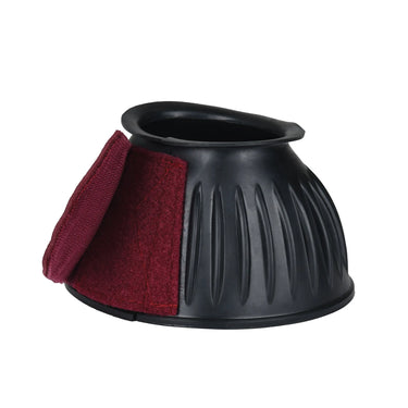 Weatherbeeta Tough-Tec Prime Rubber Bell Boots Black/Burgundy| Online For Equine