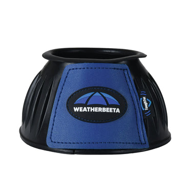 Weatherbeeta Tough-Tec Prime Rubber Bell Boots Black/Cobalt| Online For Equine