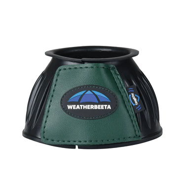 Weatherbeeta Tough-Tec Prime Rubber Bell Boots Black/Forest Green| Online For Equine