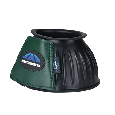Weatherbeeta Tough-Tec Prime Rubber Bell Boots Black/Forest Green| Online For Equine