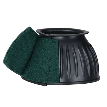 Weatherbeeta Tough-Tec Prime Rubber Bell Boots Black/Forest Green| Online For Equine