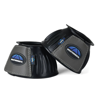 Weatherbeeta Tough-Tec Prime Rubber Bell Boots Black/Grey| Online For Equine