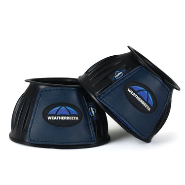 Weatherbeeta Tough-Tec Prime Rubber Bell Boots Black/Navy| Online For Equine