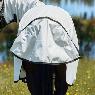 Weatherbeeta White/Charcoal Comfitec Sweet Itch Shield Fly Sheet Combo| Online For Equine