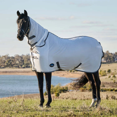 Weatherbeeta White/Charcoal Comfitec Tyro Fly Sheet Combo| Online For Equine