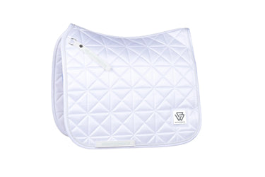 Weatherbeeta White Satin Luxe Air-Tec Dressage Saddle Pad| Online For Equine
