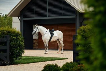 Weatherbeeta White Suede Elite Air-Tec Dressage Saddle Pad| Online For Equine