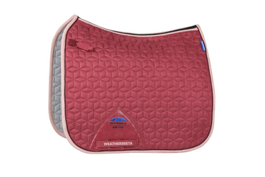 Weatherbeeta Wine Plum Suede Elite Air-Tec Dressage Saddle Pad| Online For Equine