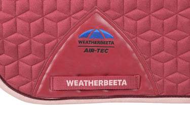 Weatherbeeta Wine Plum Suede Elite Air-Tec Dressage Saddle Pad| Online For Equine