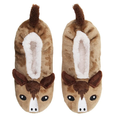 Buy Wild Feet Horse Kids Slipper Socks-Childs UK 12 - 3-Horse| Online for Equine