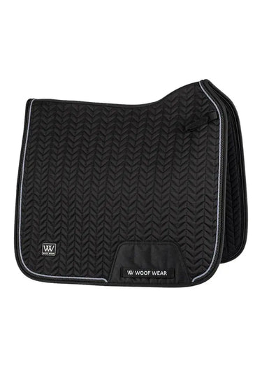 Woof Wear Black Herringbone Saddle Dressage Pad| Online For Equine