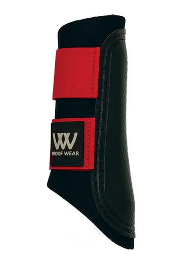 Woof Wear Black Red Club Brushing Boot| Online For Equine