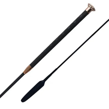 Woof Wear Black / Rose Gold Harmony Leather Dressage Whip| Online For Equine