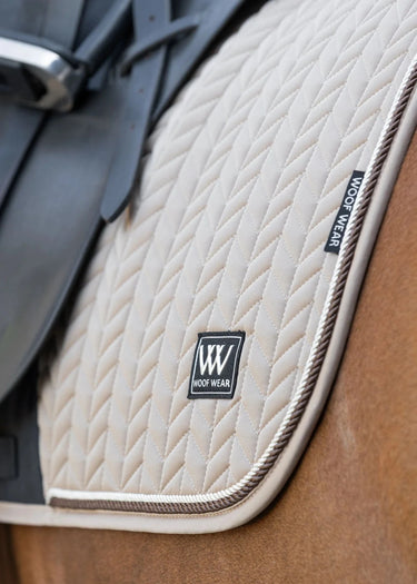 Woof Wear Caramel Herringbone Saddle Dressage Pad| Online For Equine