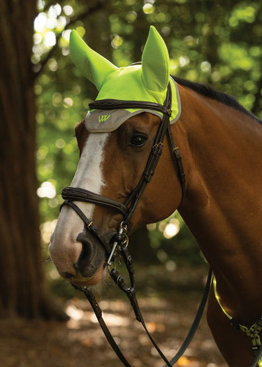 Woof Wear Hi Vis Noise Cancelling Fly Veil | Hi Vis Yellow| Online For Equine