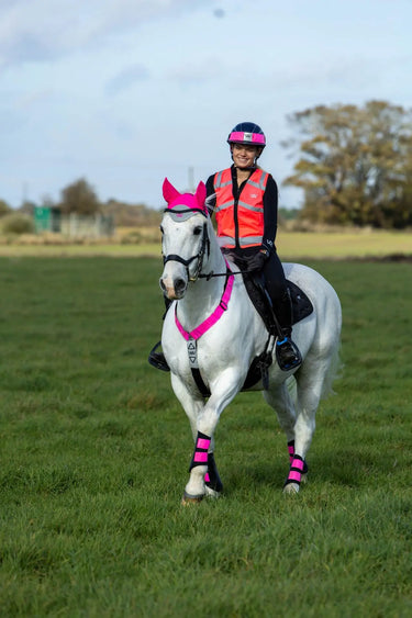 Woof Wear Hi Viz Pink Unisex Hi Vis Riding Vest (not certified)| Online For Equine