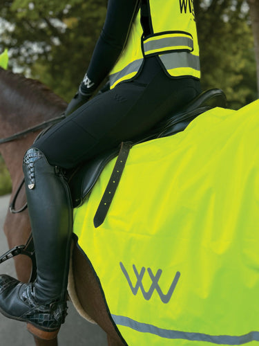 Woof Wear Hi Viz Yellow Winter Hi Vis Exercise Sheet| Online For Equine